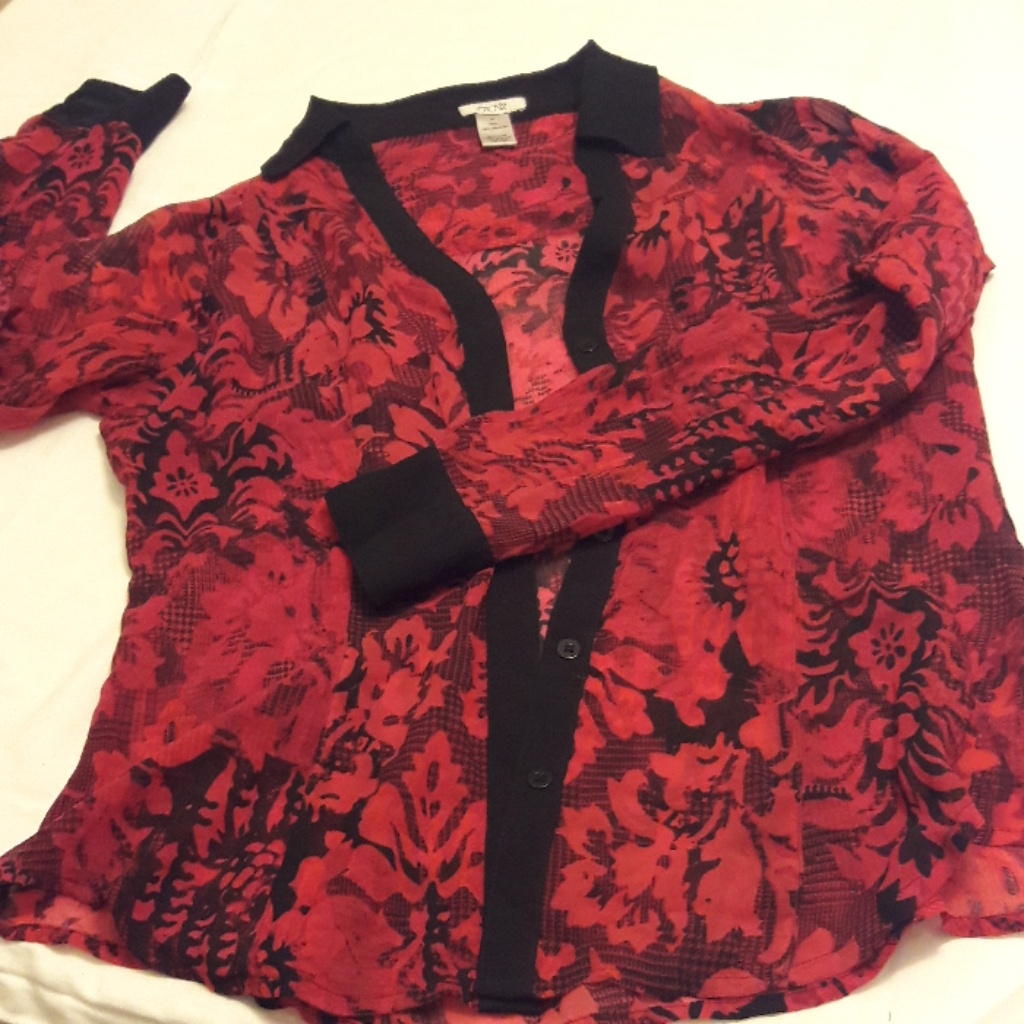 Sheer Cach'e Blouse